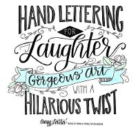 Book Cover for Hand Lettering for Laughter by Amy Latta