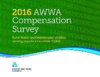 Book Cover for 2016 AWWA Compensation Survey by American Water Works Association