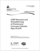 Book Cover for AWWA C305-18 CFPR Renewal and Strengthening of Prestressed Concrete Cylinder Pipe (PCCP) by American Water Works Association