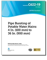 Book Cover for C622-19 Pipe Bursting of Potable Water Mains 4 In. (100 mm) to 36 In. (900 mm) by American Water Works Association