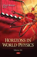 Book Cover for Horizons in World Physics by Albert Reimer