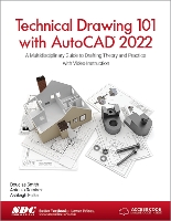 Book Cover for Technical Drawing 101 with AutoCAD 2022 by Ashleigh Fuller, Antonio Ramirez, Douglas Smith