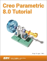 Book Cover for Creo Parametric 8.0 Tutorial by Roger Toogood