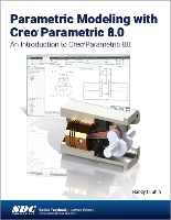 Book Cover for Parametric Modeling with Creo Parametric 8.0 by Randy H. Shih