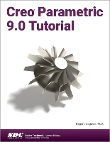 Book Cover for Creo Parametric 9.0 Tutorial by Roger Toogood