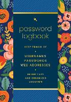 Book Cover for Password Logbook (Hip Floral) by Editors of Rock Point