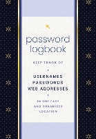 Book Cover for Password Logbook (Black & Gold) by Editors of Rock Point