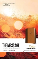 Book Cover for Message Deluxe Gift Bible, Brown by Eugene H. Peterson