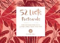 Book Cover for 52 Lists Postcards by Moorea Seal