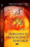 Book Cover for Horizons in Neuroscience Research. Volume 15 by Andres Costa