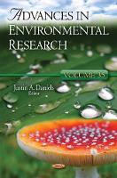 Book Cover for Advances in Environmental Research by Justin A Daniels