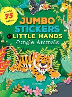 Book Cover for Jumbo Stickers for Little Hands: Jungle Animals by Jomike Tejido