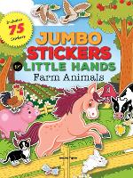 Book Cover for Jumbo Stickers for Little Hands: Farm Animals by Jomike Tejido