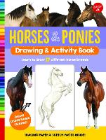 Book Cover for Horses & Ponies Drawing & Activity Book by Walter Foster Jr. Creative Team