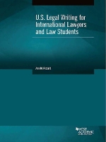 Book Cover for U.S. Legal Writing for International Lawyers and Law Students by Ann M Piccard