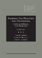 Book Cover for Federal Tax Practice and Procedure by Camilla E. Watson, Brookes D. Billman Jr., Jennifer L. Chapman