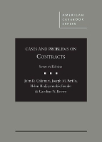 Book Cover for Cases and Problems on Contracts by John D. Calamari, Joseph M. Perillo, Helen Hadjiyannakis Bender, Caroline N. Brown