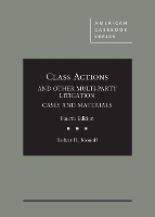 Book Cover for Class Actions and Other Multi-Party Litigation Cases and Materials by Robert H. Klonoff