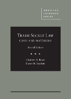 Book Cover for Cases and Materials on Trade Secret Law by Elizabeth A. Rowe, Sharon K. Sandeen