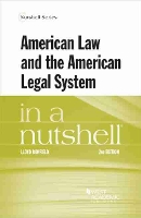 Book Cover for American Law and the American Legal System in a Nutshell by Lloyd Bonfield