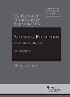 Book Cover for Securities Regulation, Cases and Materials, Problem and Documentary Supplement by Thomas Lee Hazen