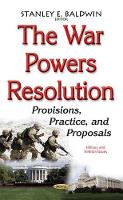 Book Cover for War Powers Resolution by Stanley E Baldwin