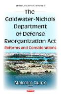 Book Cover for Goldwater-Nichols Department of Defense Reorganization Act by Malcolm Quinn