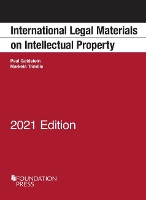 Book Cover for International Legal Materials on Intellectual Property, 2021 Edition by Paul Goldstein, Marketa Trimble