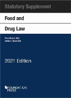 Book Cover for Food and Drug Law, 2021 Statutory Supplement by Peter Barton Hutt, Lewis A. Grossman