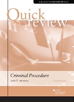 Book Cover for Quick Review of Criminal Procedure by Leslie W. Abramson