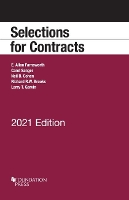 Book Cover for Selections for Contracts, 2021 Edition by E. Allan Farnsworth, Carol Sanger, Neil B. Cohen, Richard R.W. Brooks