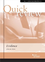 Book Cover for Quick Review on Evidence by John E.B. Myers