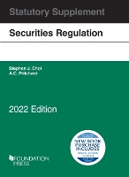 Book Cover for Securities Regulation Statutory Supplement, 2022 Edition by Stephen J. Choi, A.C. Pritchard