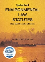 Book Cover for Selected Environmental Law Statutes, 2022-2023 Educational Edition by Robin Kundis Craig