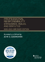 Book Cover for Professional Responsibility, Standards, Rules, and Statutes, Abridged, 2022-2023 by John S. Dzienkowski