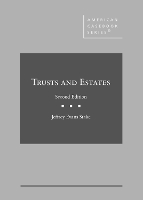 Book Cover for Trusts and Estates by Jeffrey Evans Stake