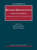 Book Cover for 2022 Supplement to Business Organizations, Cases and Materials, Unabridged and Concise by James D. Cox, Melvin Aron Eisenberg, Charles K. Whitehead