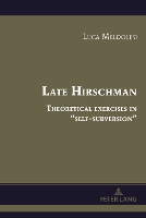 Book Cover for Late Hirschman by Luca Meldolesi