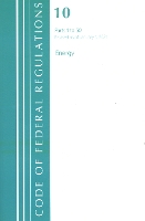 Book Cover for Code of Federal Regulations, Title 10 Energy 1-50, Revised as of January 1, 2021 by Office Of The Federal Register US