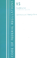 Book Cover for Code of Federal Regulations, Title 15 Commerce and Foreign Trade 800-End, Revised as of January 1, 2020 by Office Of The Federal Register (U.S.)