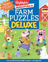 Book Cover for Farm Puzzles Deluxe by Highlights