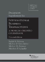 Book Cover for Documents Supplement for International Business Transactions by Ralph H. Folsom, Michael P. Van Alstine, Michael D. Ramsey, Matthew P. Schaefer