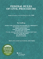 Book Cover for Federal Rules of Civil Procedure, Educational Edition, 2018-2019 by Publisher's Editorial Staff