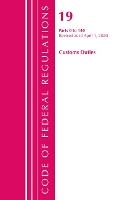 Book Cover for Code of Federal Regulations, Title 19 Customs Duties 0-140, Revised as of April 1, 2020 by Office Of The Federal Register US