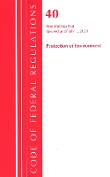 Book Cover for Code of Federal Regulations, Title 40: Parts 1060-End (Protection of Environment) TSCA Toxic Substances 2020 by Office Of The Federal Register US