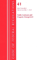 Book Cover for Code of Federal Regulations, Title 41 Public Contracts and Property Management 201-End, Revised as of July 1, 2020 by Office Of The Federal Register (U.S.)