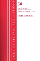 Book Cover for Code of Federal Regulations, Title 50 Wildlife and Fisheries 17.96-17.98, Revised as of October 1, 2020 by Office Of The Federal Register US