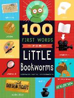 Book Cover for 100 First Words for Little Bookworms by Stephanie Campisi