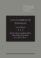 Book Cover for Cases and Problems on Contracts - CasebookPlus by John D. Calamari, Joseph M. Perillo, Helen Hadjiyannakis Bender, Caroline N. Brown