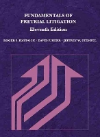 Book Cover for Fundamentals of Pretrial Litigation by Roger S Haydock, David F Herr, Jeffrey W Stempel